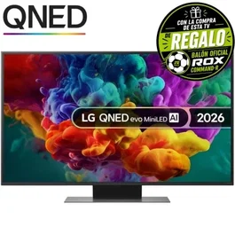 LG Televisor QNED evo AI QNED87 50QNED87B6A 50" Mini LED 4K Ultra HD Smart TV webOS 26 Procesador Alpha 8 Gen3